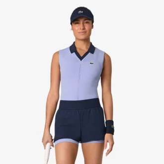 Women’s Sleeveless Stretch Knit Tennis Polo