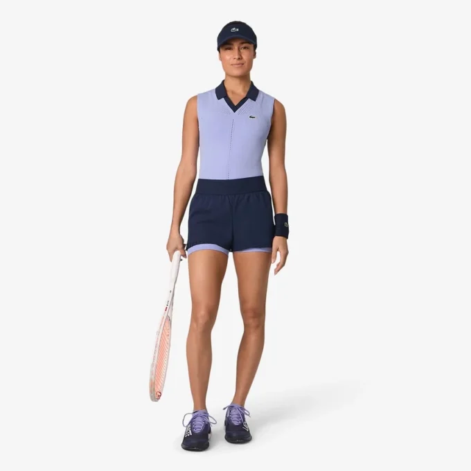 Women’s Sleeveless Stretch Knit Tennis Polo