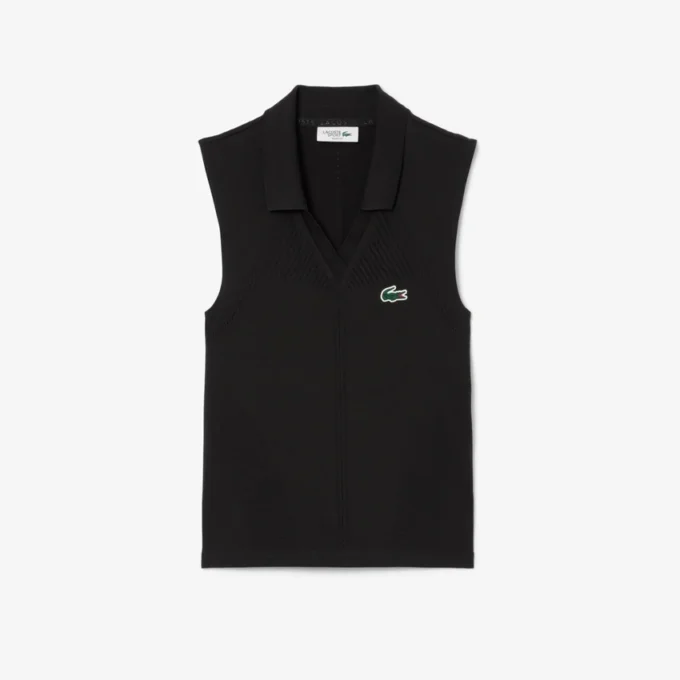 Women’s Sleeveless Stretch Knit Tennis Polo