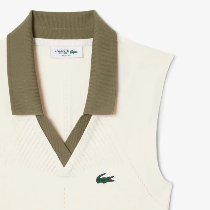 Women’s Sleeveless Stretch Knit Tennis Polo