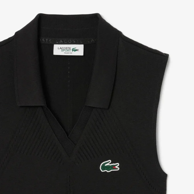 Women’s Sleeveless Stretch Knit Tennis Polo