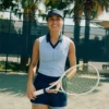 Women’s Sleeveless Stretch Knit Tennis Polo