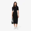 Women’s Slim Fit Diamanta Crocodile Polo Collar Dress