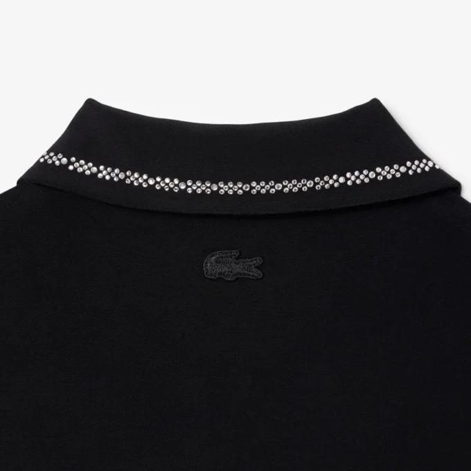 Women’s Slim Fit Diamanta Crocodile Polo Collar Dress