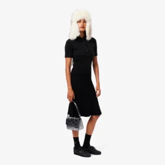 Women’s Slim Fit Fuzzy Rib Knit Polo