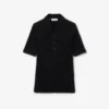 Women’s Slim Fit Fuzzy Rib Knit Polo