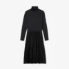 Women’s Slim Fit High-Neck Dress