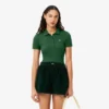 Women’s Slim Fit L.12.D Ribbed Cotton Polo