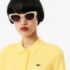 Women’s Slim Fit L.12.D Ribbed Cotton Polo