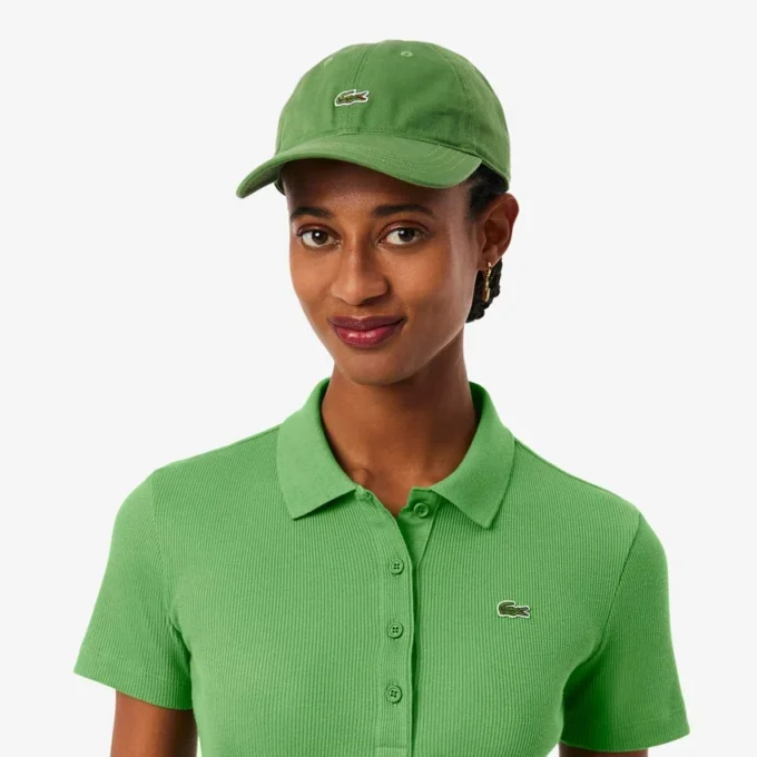 Women’s Slim Fit L.12.D Ribbed Cotton Polo