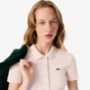 Women’s Slim Fit L.12.D Ribbed Cotton Polo