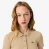 Women’s Slim Fit L.12.D Ribbed Cotton Polo