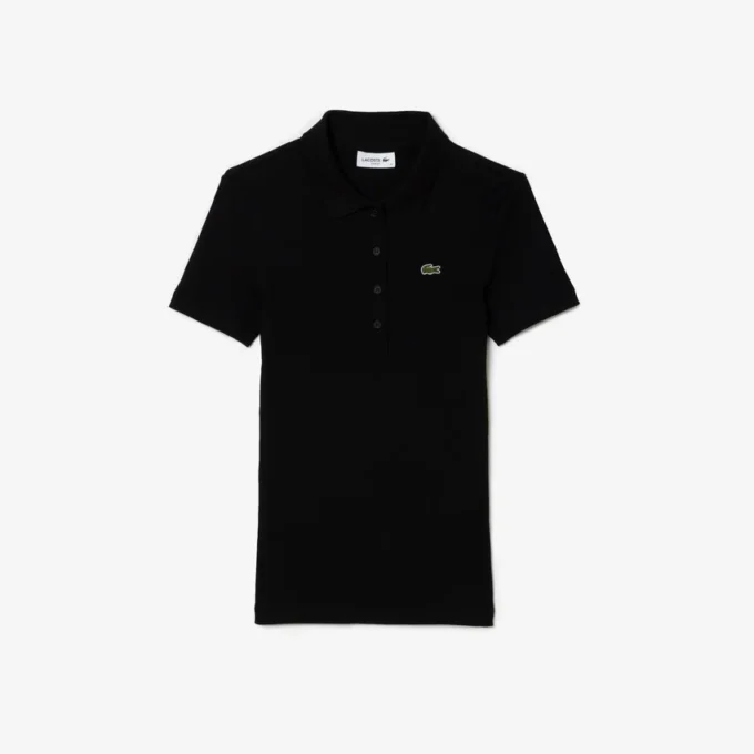 Women’s Slim Fit L.12.D Ribbed Cotton Polo