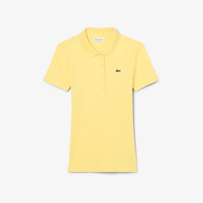 Women’s Slim Fit L.12.D Ribbed Cotton Polo