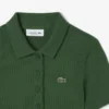 Women’s Slim Fit L.12.D Ribbed Cotton Polo
