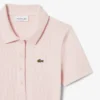 Women’s Slim Fit L.12.D Ribbed Cotton Polo