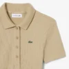 Women’s Slim Fit L.12.D Ribbed Cotton Polo