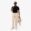 Women’s Slim Fit L.12.D Ribbed Cotton Polo