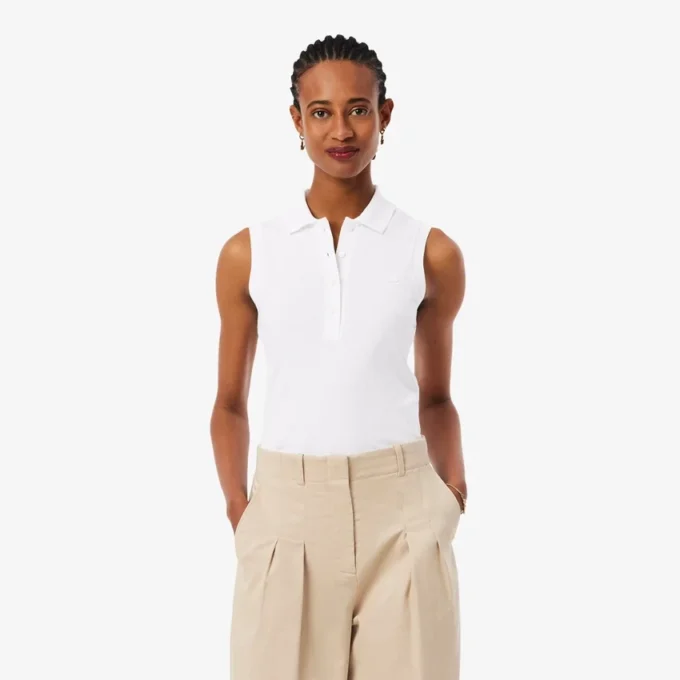 Women’s Slim Fit L.12.D Sleeveless Stretch Polo