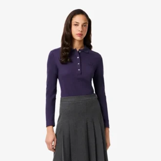 Women’s Slim Fit L.12.D Stretch Mini Piqua Polo
