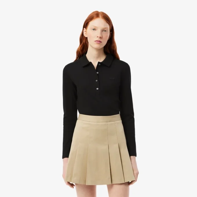 Women’s Slim Fit L.12.D Stretch Mini Piqua Polo