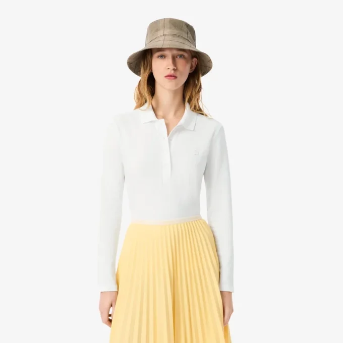 Women’s Slim Fit L.12.D Stretch Mini Piqua Polo