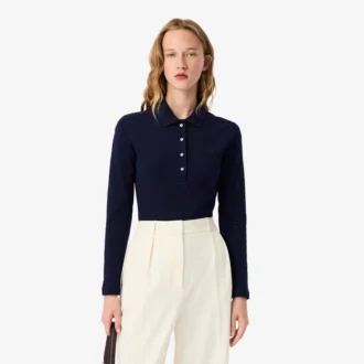 Women’s Slim Fit L.12.D Stretch Mini Piqua Polo
