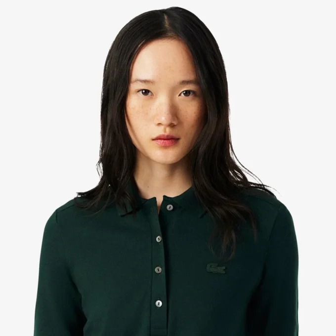 Women’s Slim Fit L.12.D Stretch Mini Piqua Polo