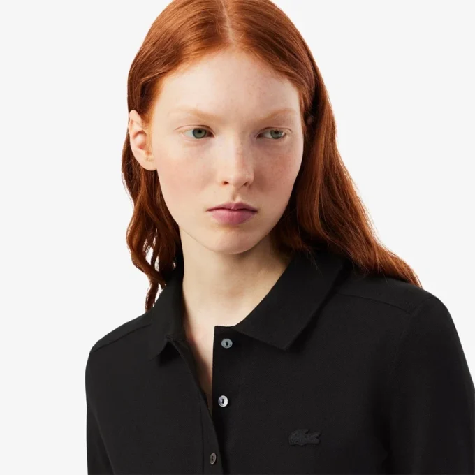Women’s Slim Fit L.12.D Stretch Mini Piqua Polo
