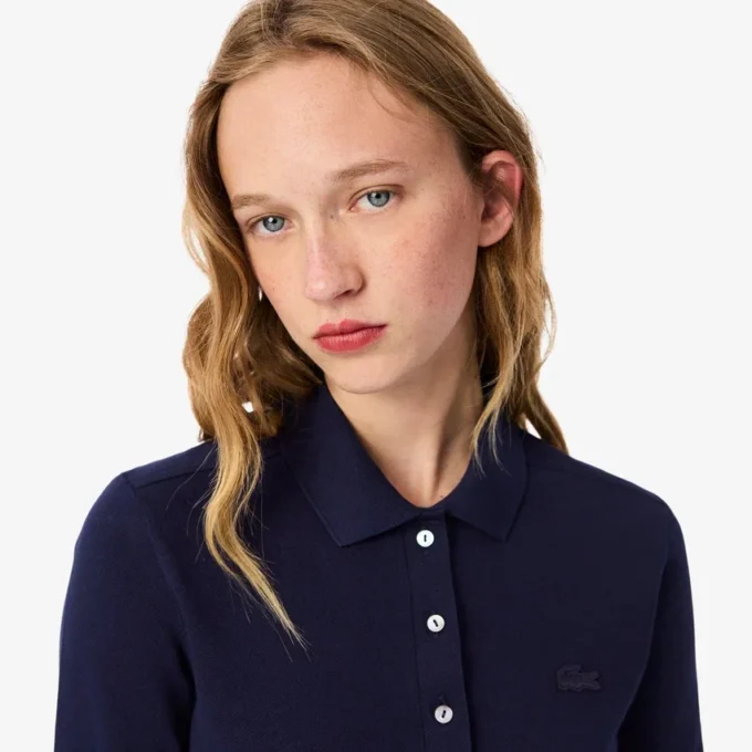 Women’s Slim Fit L.12.D Stretch Mini Piqua Polo