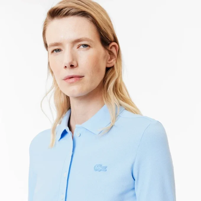 Women’s Slim Fit L.12.D Stretch Mini Piqua Polo