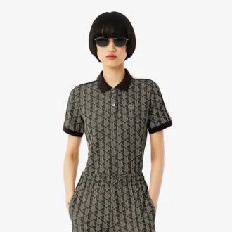 Women’s Slim Fit Monogram Polo