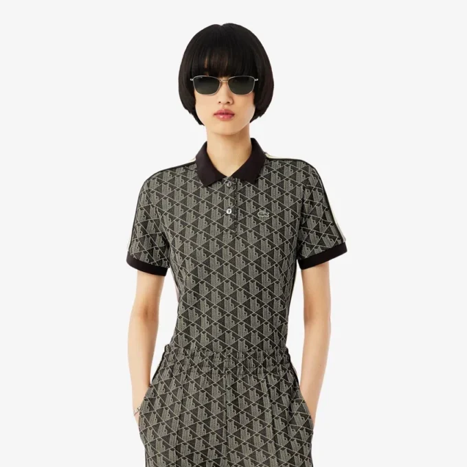 Women’s Slim Fit Monogram Polo