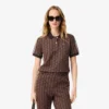 Women’s Slim Fit Monogram Polo