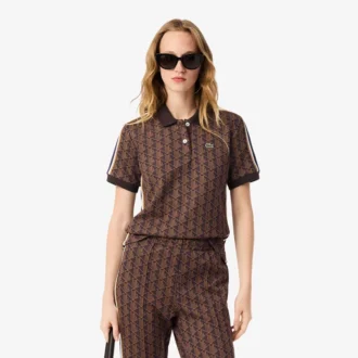 Women’s Slim Fit Monogram Polo
