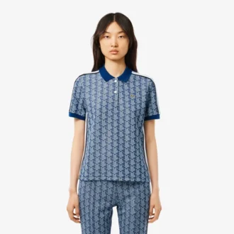 Women’s Slim Fit Monogram Polo