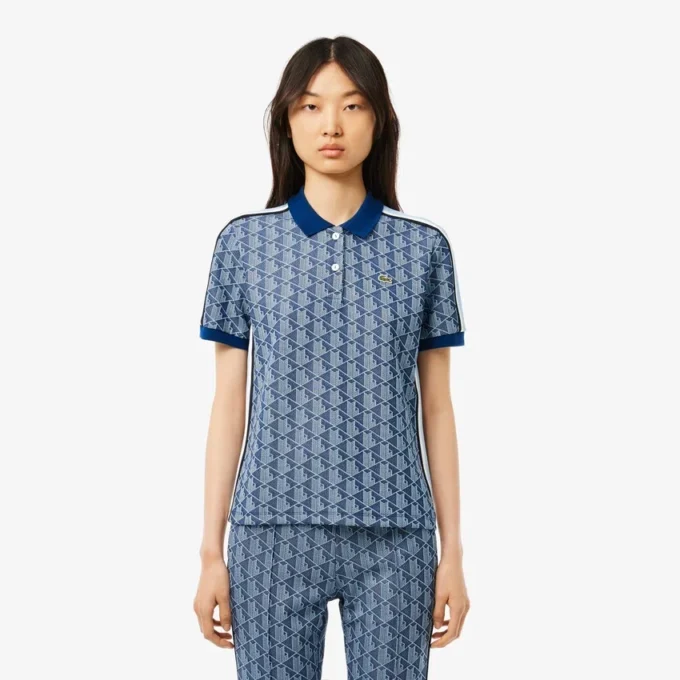 Women’s Slim Fit Monogram Polo