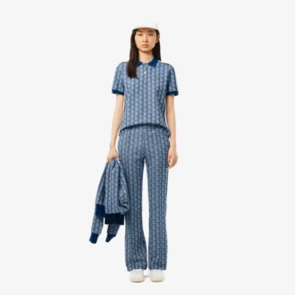 Women’s Slim Fit Monogram Polo