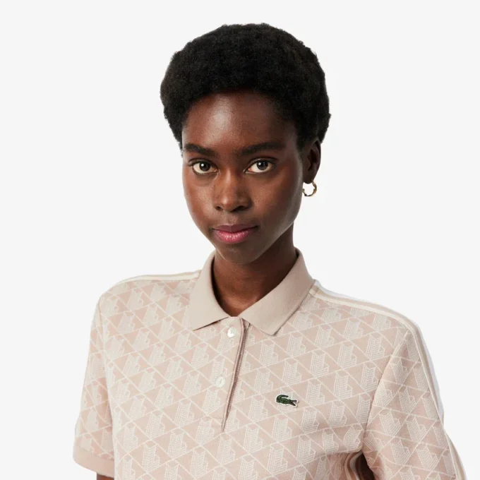 Women’s Slim Fit Monogram Polo