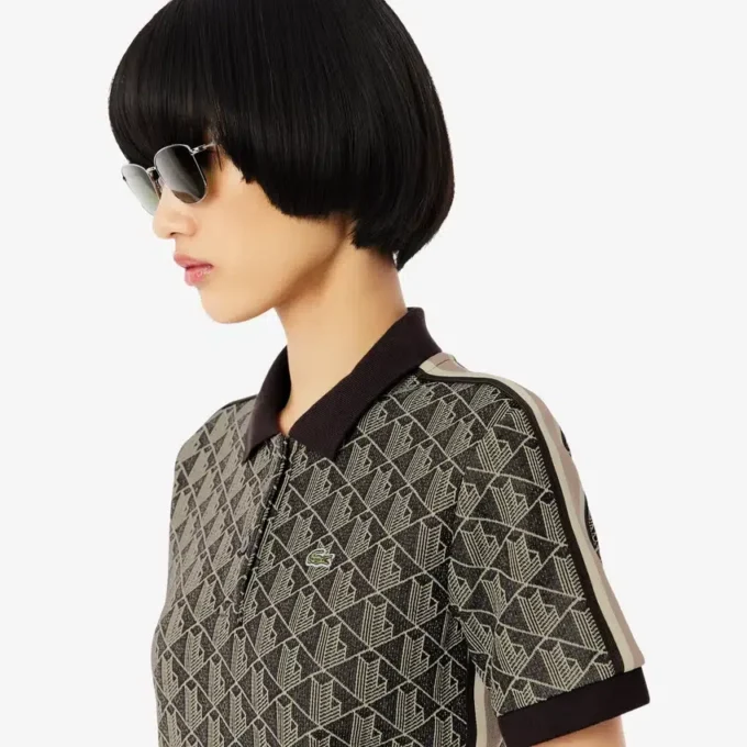 Women’s Slim Fit Monogram Polo