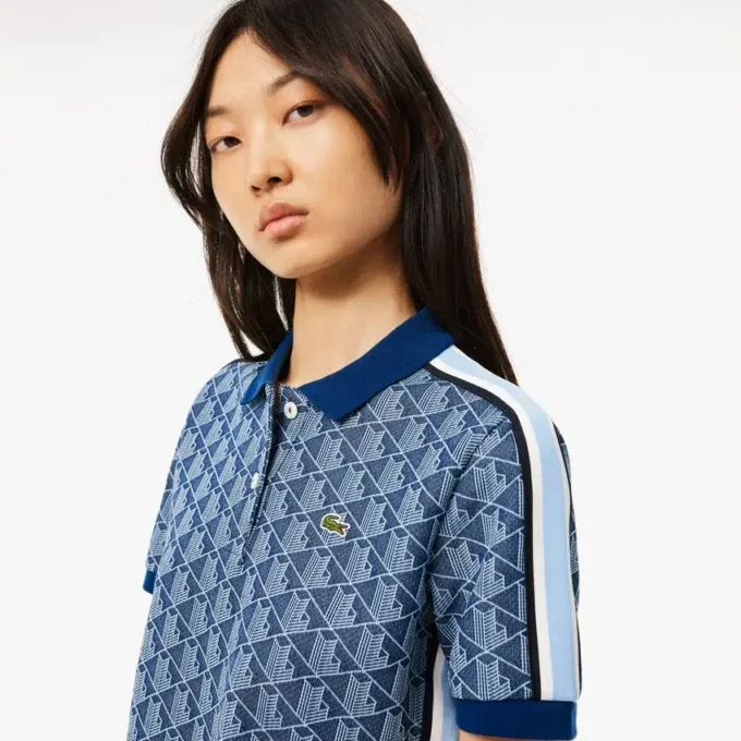 Women’s Slim Fit Monogram Polo