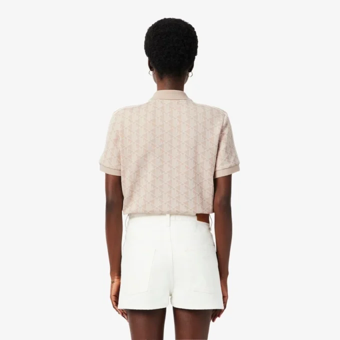 Women’s Slim Fit Monogram Polo
