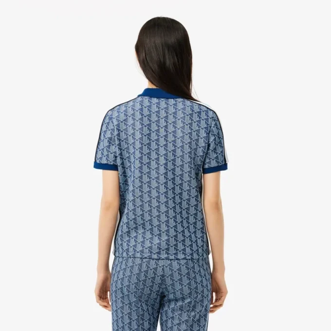 Women’s Slim Fit Monogram Polo