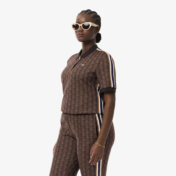 Women’s Slim Fit Monogram Polo