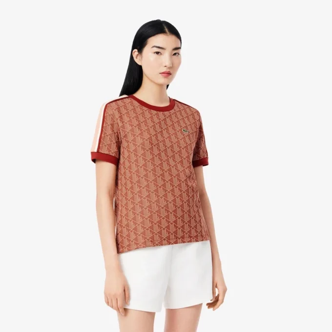 Women’s Slim Fit Monogram T-Shirt