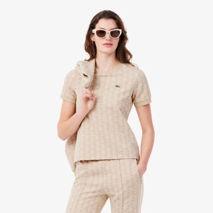 Women’s Slim Fit Monogram T-Shirt