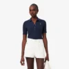 Women’s Slim Fit Pointelle Branded L.12.D Polo