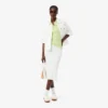 Women’s Slim Fit Pointelle Branded L.12.D Polo