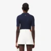 Women’s Slim Fit Pointelle Branded L.12.D Polo