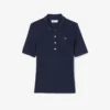 Women’s Slim Fit Pointelle Branded L.12.D Polo